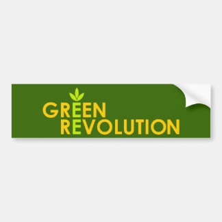 Green Revolution Bumper Sticker