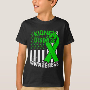 Green Ribbon - Kidney Disease Awareness T-Shirt