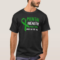 Green Ribbon Mental Health Awareness Matters And S