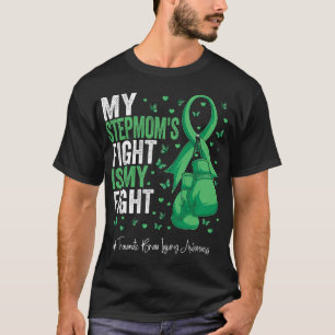 Green Ribbon Stepmother Traumatic Brain Injury Awa T-Shirt