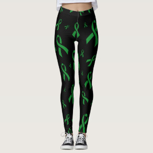 Green Ribbons...Gastroparesis Leggings