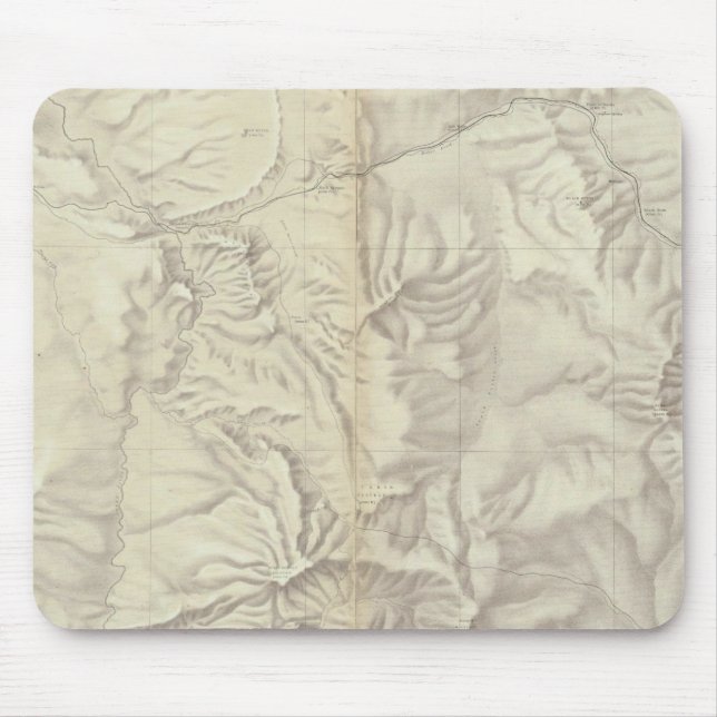 Green River Basin Topographical Mouse Pad (Front)