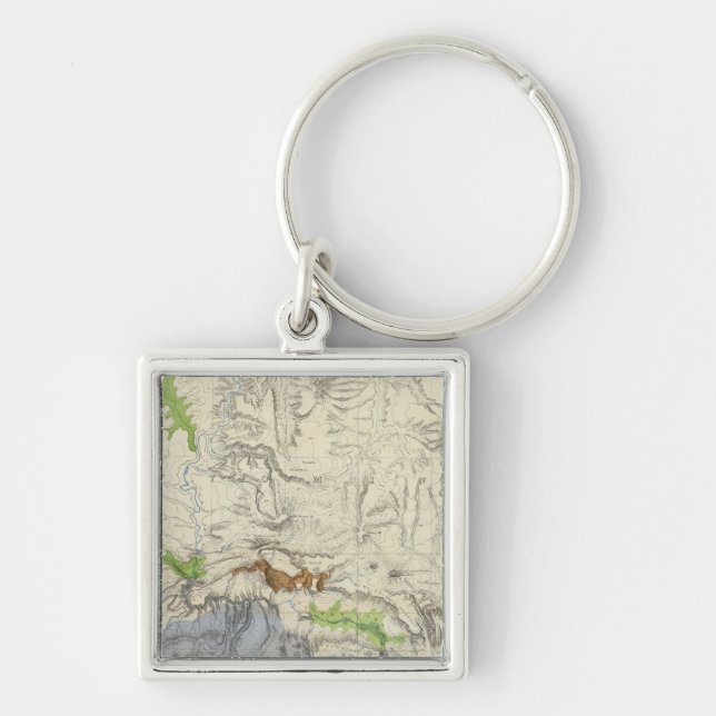 Green River from the Union Pacific Rail Road Map Keychain (Front)