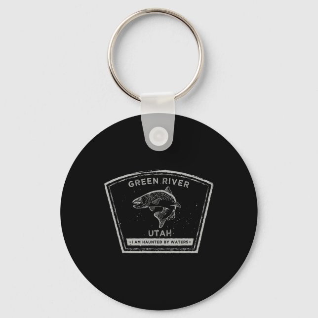 Green River Utah Fly Fishing  Keychain (Front)