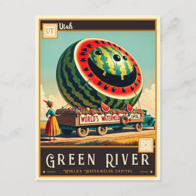 Green River, Utah | Vintage Postcard (Front)