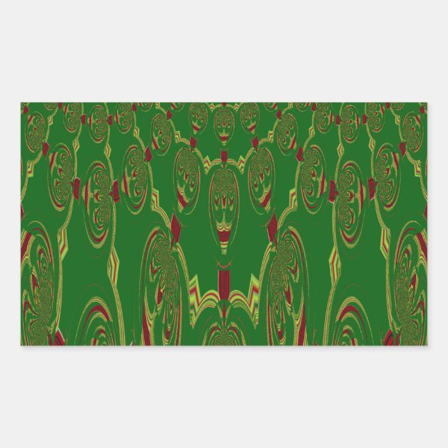 Green Robots Sticker (Front)