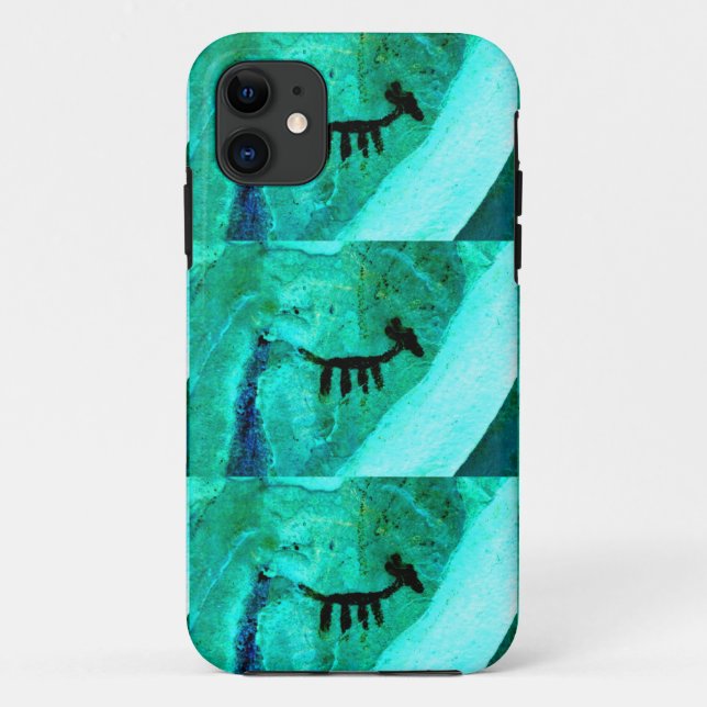 green rock art case (Back)