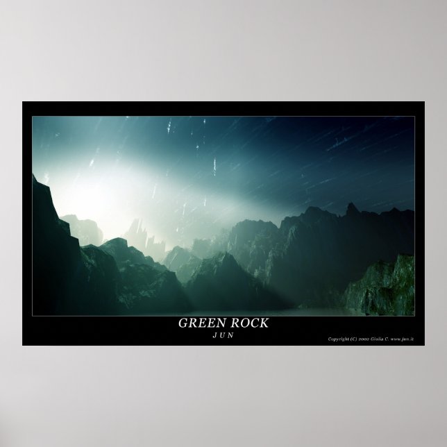 Green Rock Poster (Front)