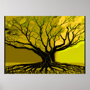 Green Roots Poster