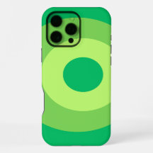 Green Round Apple iPhone 16 Pro Max Case