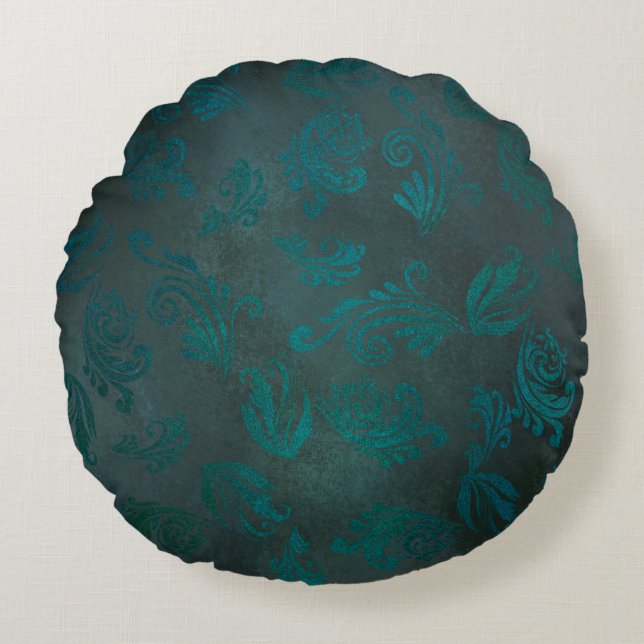 Green Round Pillow (Front)
