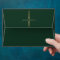 Green Royal Medieval Gold Sword Wedding Envelope