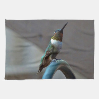 Green Ruby little Hummingbird Kitchen Towel