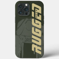 green Rugged Geek Man Holding Head | Thinking Man