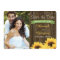 GREEN RUSTIC SUNFLOWER SAVE THE DATE CARD