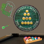 Green Rustic Wood Cheers n Beers Drinking Dartboard<br><div class="desc">Cozy Living. Rustic Kelly Green Wood Tone Grain Cheers n Beers Drinking Beer Dart Board. The multiple fun dart board is perfect for your occasion and makes the perfect personalized Gift,  it's great for graduation weddings,  parties,  family reunions,  and just everyday fun. Our easy-to-use template makes personalizing easy.</div>