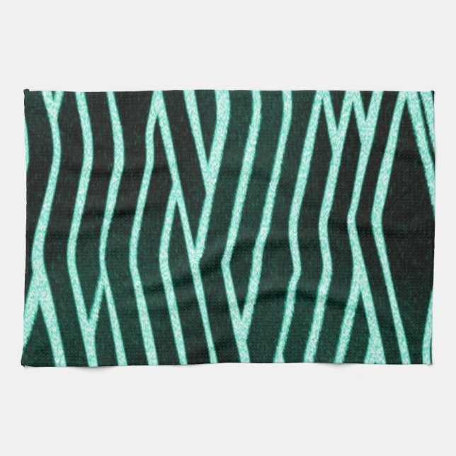 Green Safari Kitchen Towel (Horizontal)
