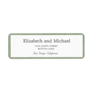 Green Sage Marble Elegant Modern Chic Wedding