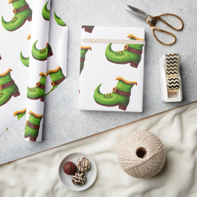 Green Saint Patrick’s Day  Wrapping Paper (Crafts)