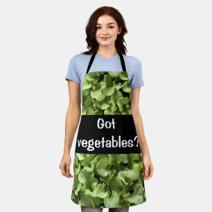 Green Salad leaves Vegetable in garden Apron