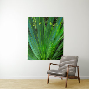 GREEN Saw Palmetto Tapestry