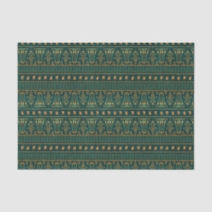 Green Scarab Egyptian Tissue Paper
