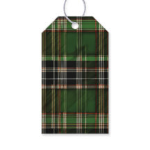 Green Scottish Tartan Wedding Favor