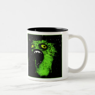 Green Scream Two-Tone Coffee Mug