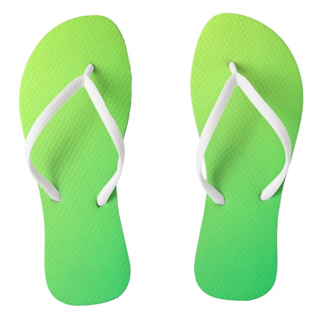 Green screen flip flops (Footbed)