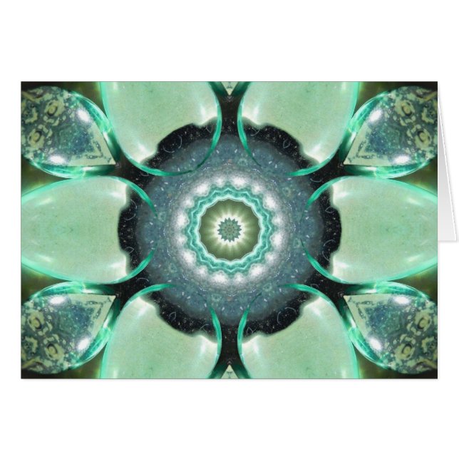 Green Sea Glass Mandala (Front Horizontal)