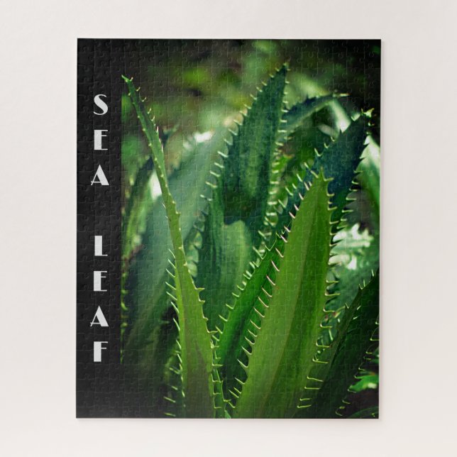 Green Sea Leaf Garden Plant Jigsaw Puzzle (Vertical)
