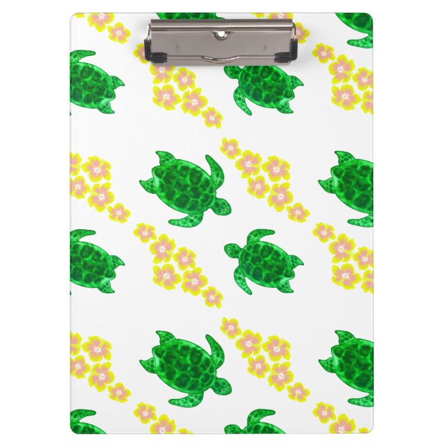 Green Sea Turltes Clipboard (Front)