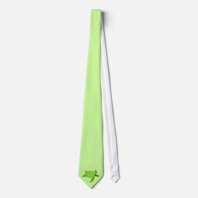 Green sea turtle-81 tie (Front)