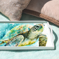 Green Sea Turtle Decoupage