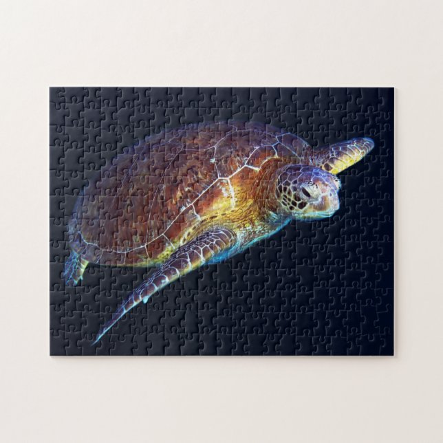 Green Sea Turtle - Jigsaw Puzzle (Horizontal)