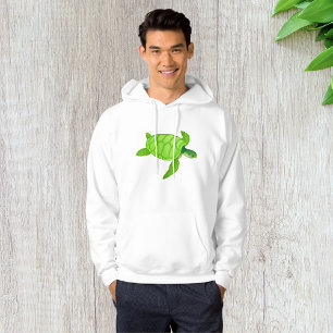 Green Sea Turtle Mens Hoodie
