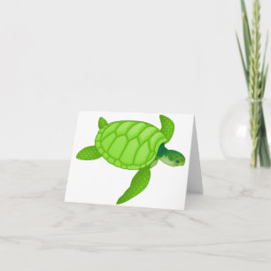 Green Sea Turtle Note Cards