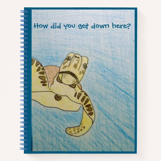 Green Sea Turtle Notebook (Front)