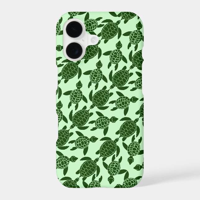 Green Sea Turtle Pretty Animal Pattern (Back)