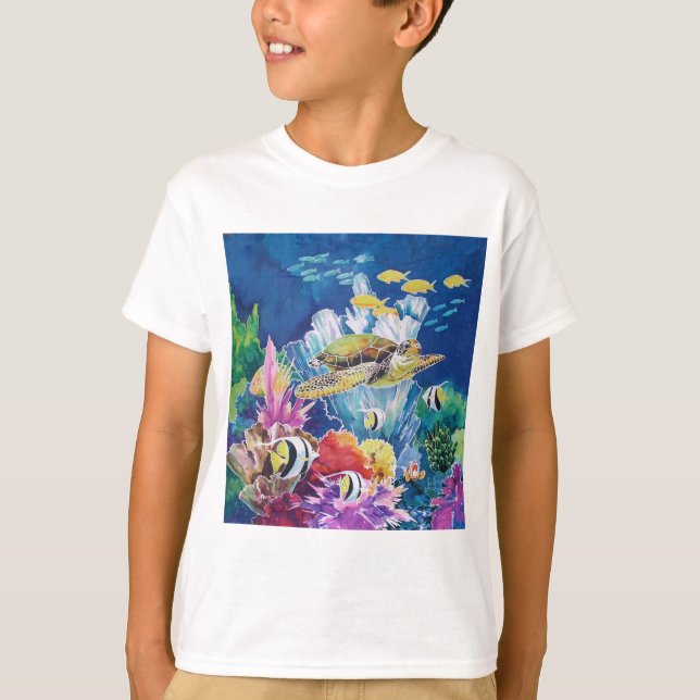 Green Sea Turtle T-Shirt (Front)