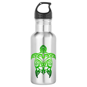 Green Sea Turtle Tribal 532 Ml Water Bottle