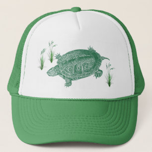 Green Sea Turtle Trucker Hat