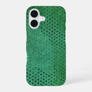 Green Sequin Shimmer iPhone 16 Case