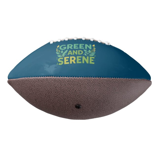 Green Serene  Football (Rotated 270)