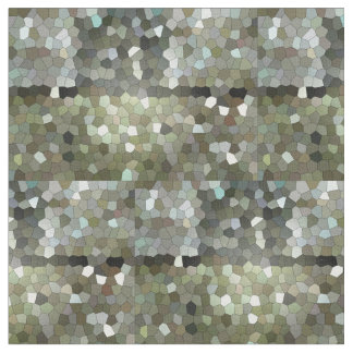 Green Shades Stained Glass Cotton Fabric