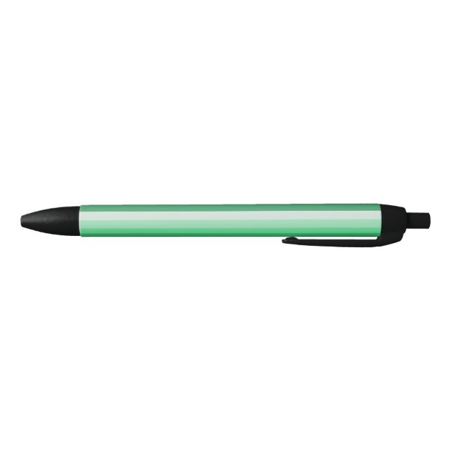 Green shadow stripes black ink pen (Bottom)