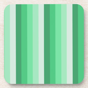 Green shadow stripes coaster