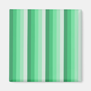 Green shadow stripes magnet