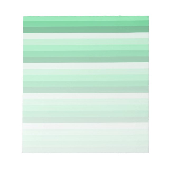 Green shadow stripes notepad (Front)