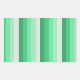 Green shadow stripes sticker